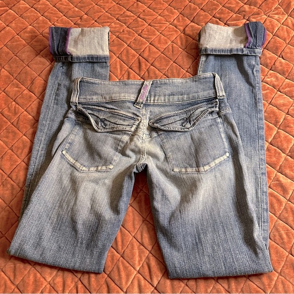 Vintage Guess Low Rise Cuffed Skinny Jeans - Picture 3 of 6